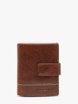 Portefeuille Met Kaarthouder Leder Maverick Bruin rough gear MAVRG062