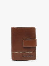 Portefeuille Met Portemonnee Leder Maverick Bruin rough gear MAVRG063