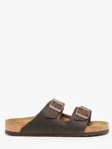 Mules Arizona Leoi Habana En Cuir Birkenstock Marron men 52531