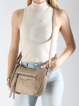 Sac Bandoulire Bubble Miniprix Beige bubble 2133-vue-porte