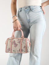 Handtas Butterfly Katoen Miniprix Roze butterfly 32871-vue-porte