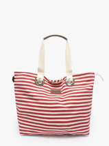 Cabas Mariniere Le voyage en panier Rouge mariniere HC308
