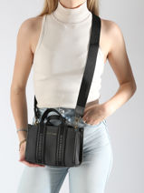 Handtas /cross Body La Baule David jones Zwart la baule CM7459-vue-porte