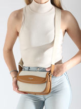 Cross Body Tas Deauville David jones Bruin deauville CM7461-vue-porte