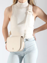 Sac Bandouli�re Th Logotape Tommy hilfiger Blanc th logotape AW17184-vue-porte