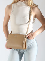 Sac Bandoulire Th Legacy Polyester Recycl Tommy hilfiger Marron th legacy AW17225-vue-porte
