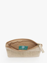 Trousse Le voyage en panier Beige guimauve PM539-vue-porte
