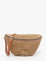 Sac Banane Le voyage en panier Beige l