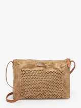 Sac Bandouli�re L'atelier Du Crochet Raphia Le voyage en panier Beige l'atelier du crochet AM810