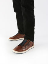 Sneakers Missouri En Cuir Redskins Noir men MISSOURI-vue-porte