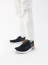 Sneakers Numbis En Cuir Bugatti Bleu men 34265860-vue-porte