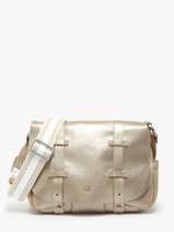 Sac Bandoulière Vintage Cuir Mila louise Beige vintage 30172X