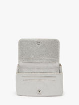 Porte-monnaie Cuir Mila louise Argent vintage 3853X-vue-porte
