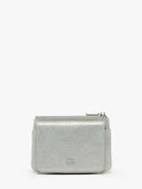 Porte-monnaie Cuir Mila louise Bleu vintage 3853X