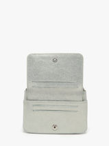 Porte-monnaie Cuir Mila louise Bleu vintage 3853X-vue-porte
