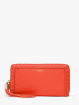 Portefeuille L Premier Flirt Cuir Lancel Orange premier flirt A10111