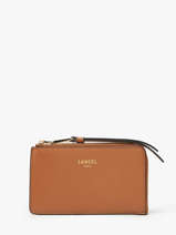 Porte-cartes Origami Cuir Lancel Marron origami A13422