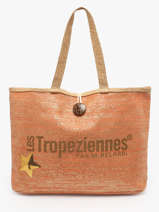 Sac Port paule Panama Papier Les tropeziennes Orange panama TZ01