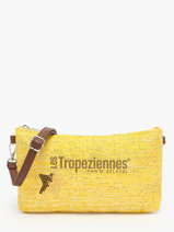 Sac Bandouli�re Panama Papier Les tropeziennes Jaune panama TZ02