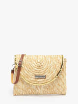 Sac Bandoulire Milos Paille Les tropeziennes Beige milos TZ03