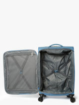Valise Souple Extensible Summerride American tourister Bleu summerride 153863-vue-porte
