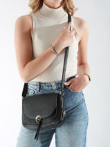 Cross Body Tas Soft Miniprix Zwart soft Z83082-vue-porte
