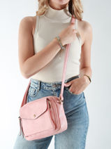 Sac Bandoulire Dea Miniprix Rose eva MD5212-vue-porte