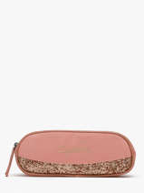 Trousse Enfant 2 Compartiments Cameleon Rose vintage fantasy TROU
