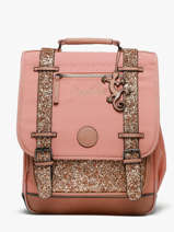 Rugzak Vintage Fantasy 2 Compartimenten Cameleon Roze vintage fantasy SD39