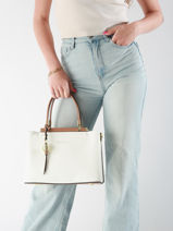 Handtas S Azalie Ted lapidus Wit azalie TLHF9583-vue-porte