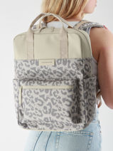 Rugzak 1 Compartiment Met 15" Laptopvak Kapten and son Beige ibiza P-vue-porte