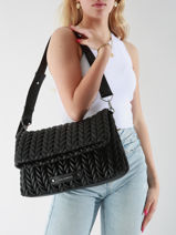 Schoudertas K Kushion Polyurethaan Karl lagerfeld Zwart k kushion A2W30151-vue-porte
