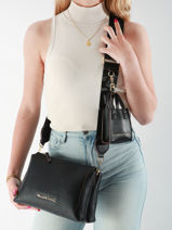 Cross Body Tas Samantha Valentino Zwart samantha VBS8YA42-vue-porte