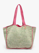 Sac Port paule Over The Rainbow Coton Le voyage en panier Vert over the rainbow PM870