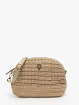 Sac Bandoulire Gaufrette Polyester Le voyage en panier Beige gaufrette PM883