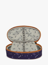 Pennenzak 1 Compartiment Cameleon Violet vintage urban PBVBPLUM-vue-porte