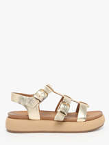 Sandales En Cuir Inuovo Or women A96046