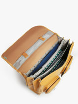 Cartable Vintage North Cameleon Jaune vintage north CA41-vue-porte