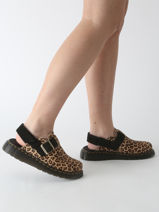 Mules Jorge Iii En Cuir Dr martens Marron women 41088200-vue-porte
