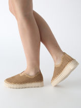 Mocassins Ilse jacobsen Beige women TULI3373-vue-porte