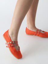 Ballerines Colors of california Orange women CPATTY07-vue-porte