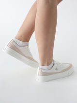 Sneakers Calvin klein jeans Blanc women 177001S-vue-porte