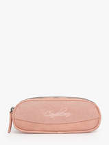 Pennenzak 2 Compartimenten Cameleon Roze vintage color - VIC-TROU