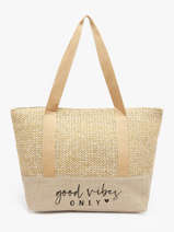 Sac Port paule Plage Polyester Gerard pasquier Marron plage P25021