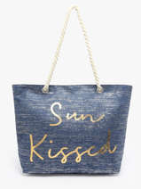 Sac Port paule Plage Gerard pasquier Bleu plage P24022