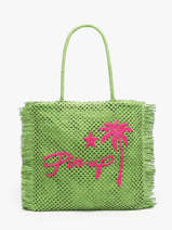 Sac Port paule Cabas Gerard pasquier Vert cabas P25034