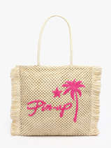 Sac Port paule Cabas Gerard pasquier Beige cabas P25034