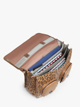 Cartable Vintage North Cameleon Marron vintage north CA41-vue-porte