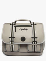 Cartable Vintage North Cameleon Gris vintage north CA41