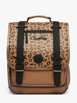 Sac  Dos Vintage North 2 Compartiments Cameleon Marron vintage north SD39